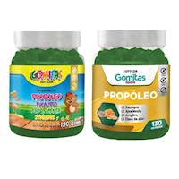 PACK 2 GOMITAS PROPÓLEO NIÑOS + GOMITAS PROPÓLEO SOTTCORLABS